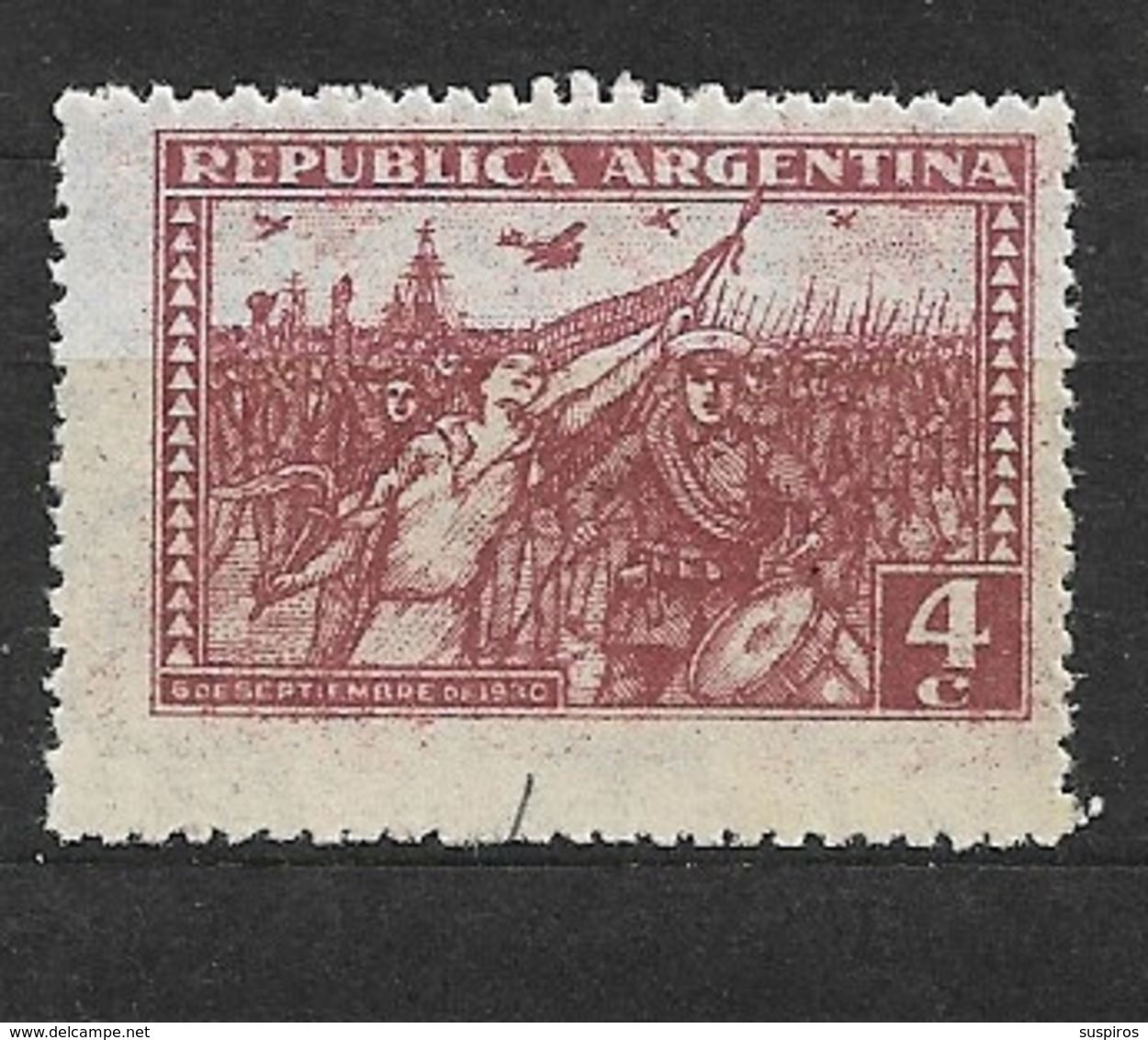 ARGENTINA    1930 Revolution, 1930 The March Of Freedom Fighters   MT 334 * - Usados