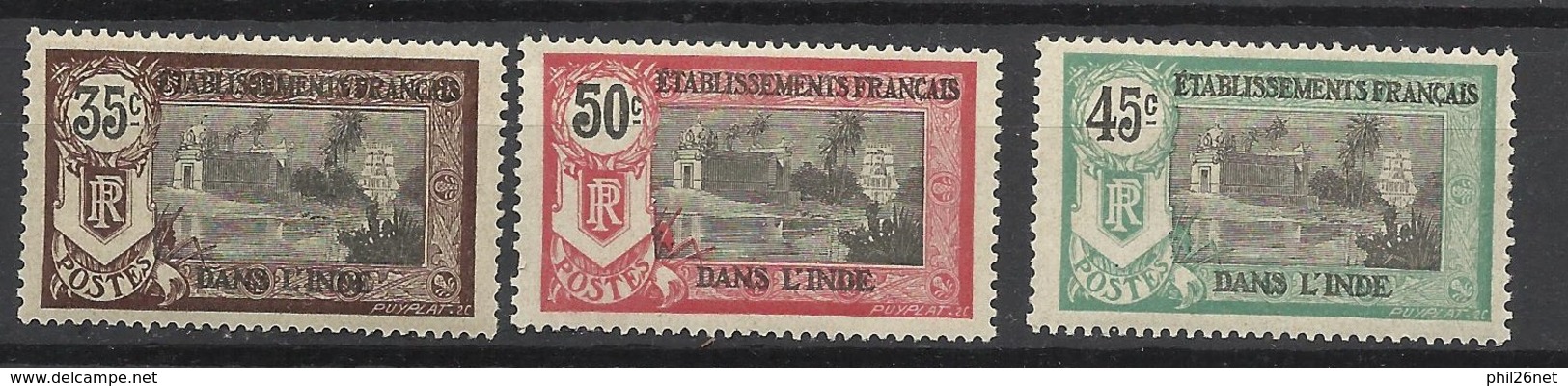 Inde N° 35; 37 Et 38 Neufs *  B/TB             - Unused Stamps