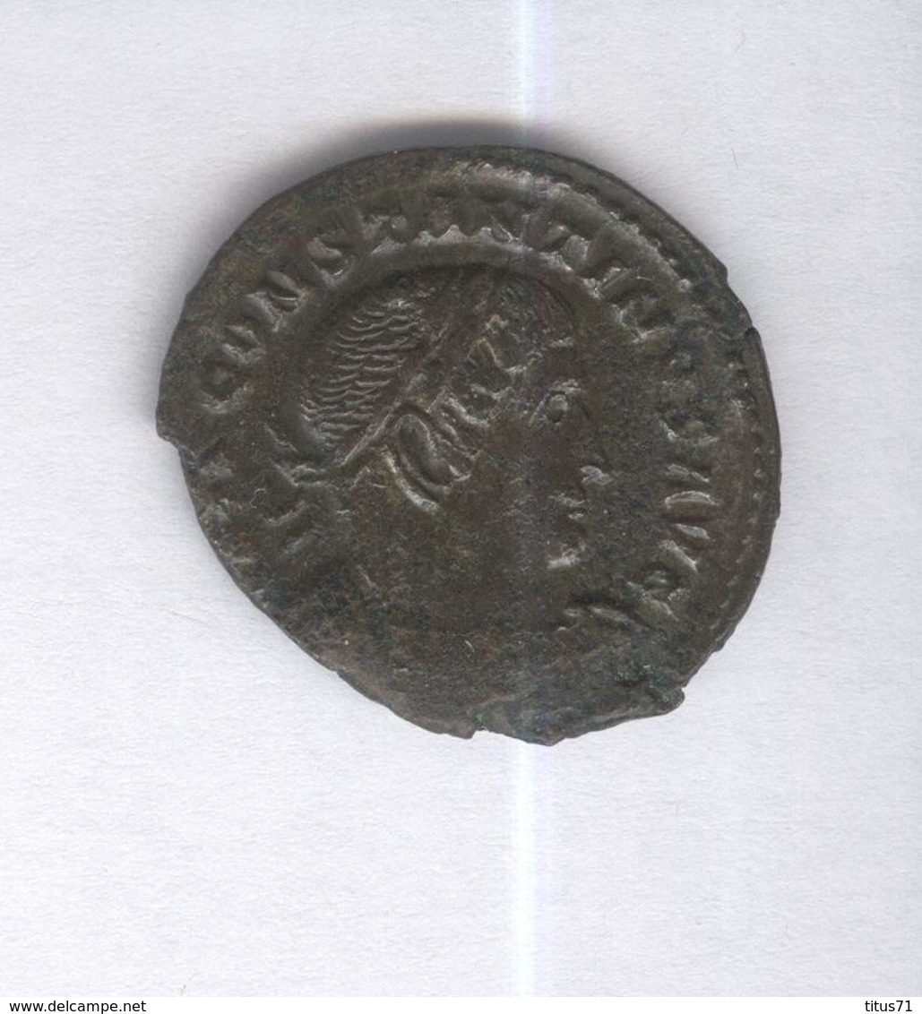 Follis Constantin - Soli Invicto Comiti - 309-310 - Monnaie Rome Antique - Lot 8 - L'Empire Chrétien (307 à 363)