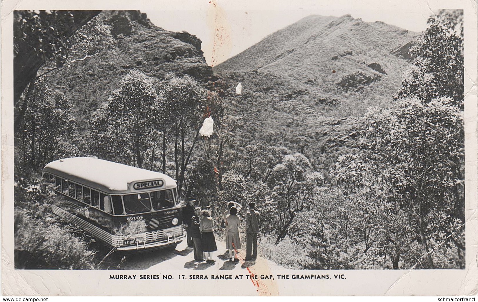 AK Serra Range At The Gap The Grampians Bus Murray Series No 17 Victoria VIC Australia Australien Australie Stamp Timbre - Grampians