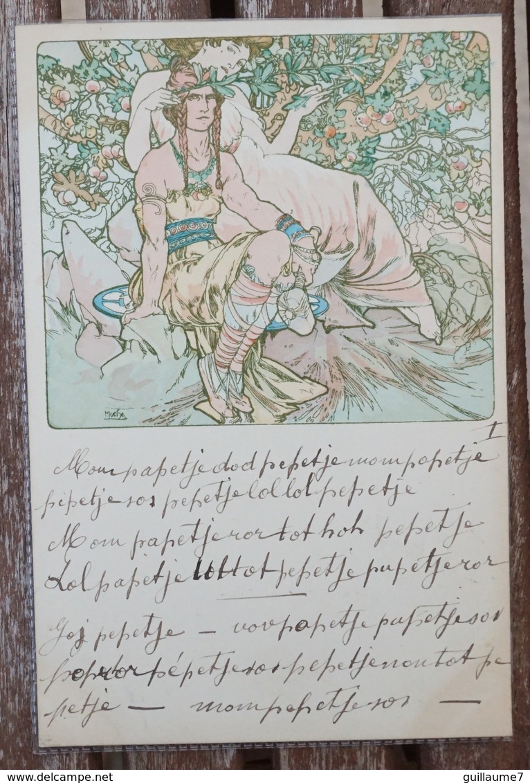 CPA - MUCHA - Art Nouveau - Femme / Lady - Mucha, Alphonse