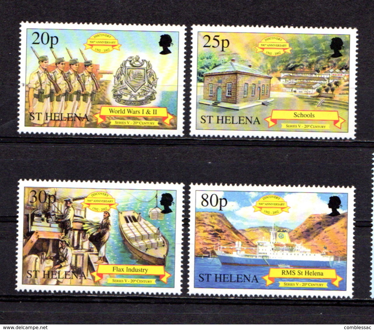 SAINT  HELENA    2001    500th  Anniv  Of  Discovery  Of  Saint  Helena   5th  Series   Set  Of  4     MNH - Saint Helena Island