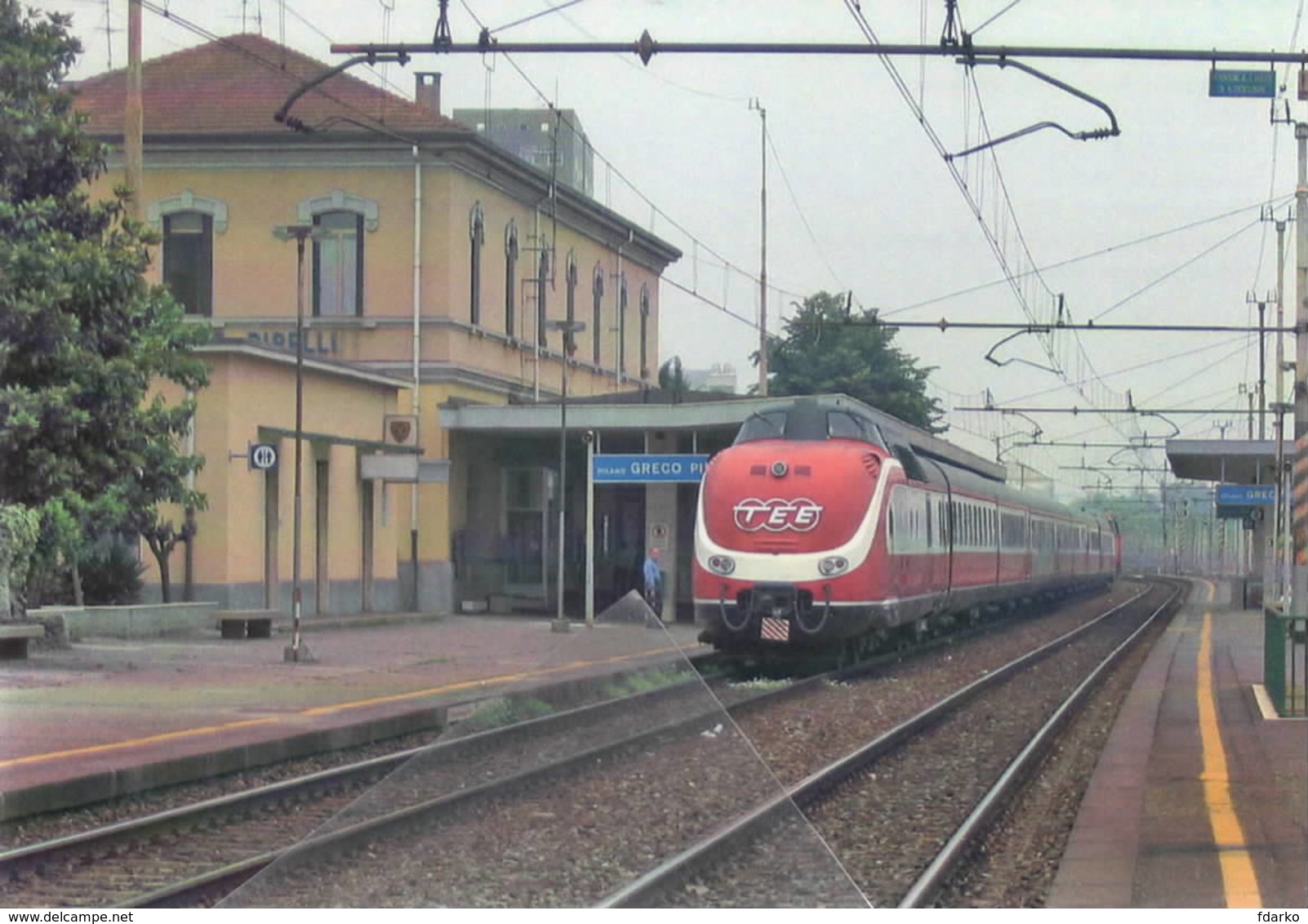 589 Treno Ex DB BR 601 Già VT 11,5 Località Milano, Greco Pirelli Trein Railweys Treni Steam Chemin De Fer - Stations With Trains