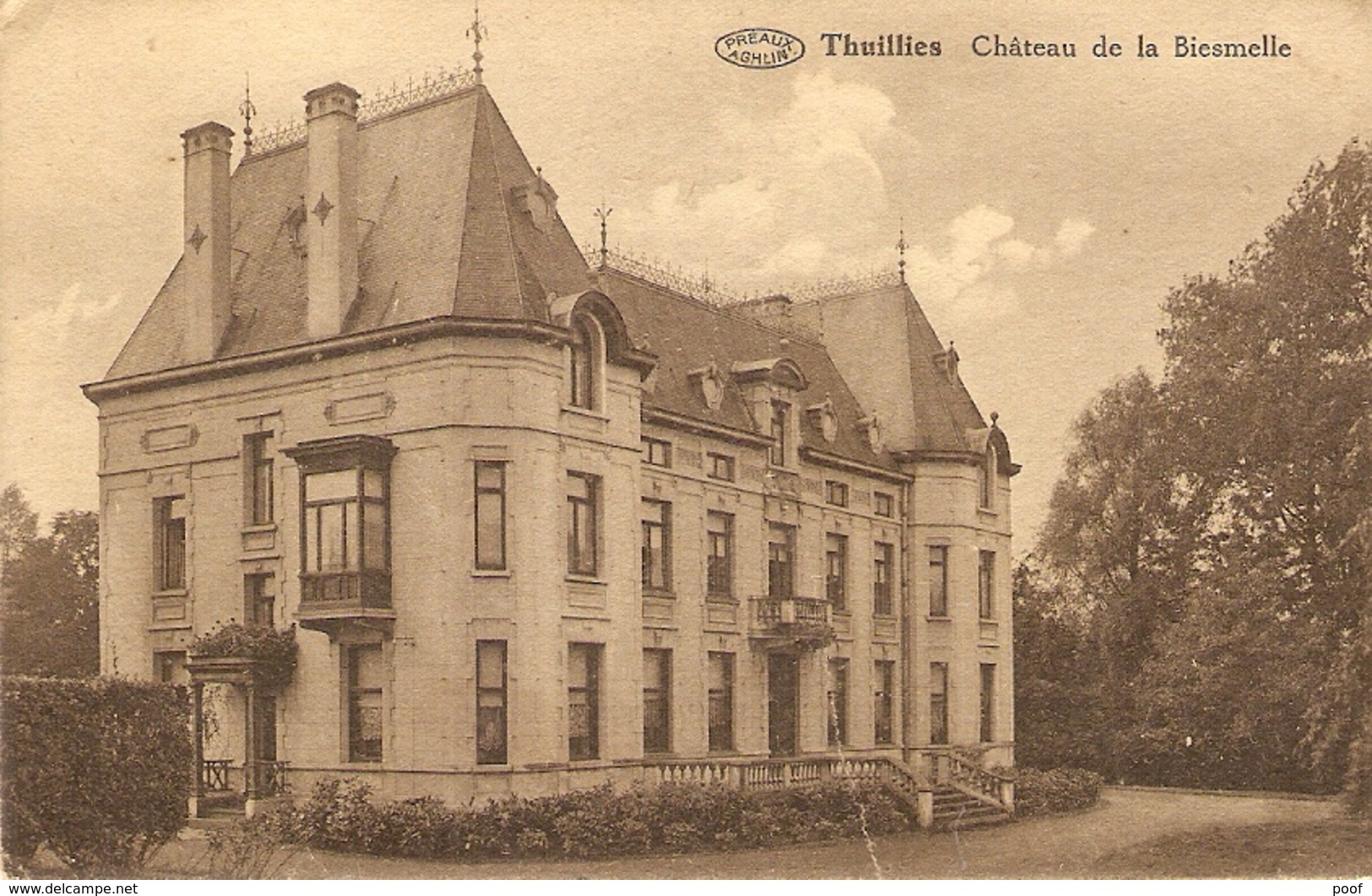 Thuillies : Chateau De La Biesmelle - Thuin