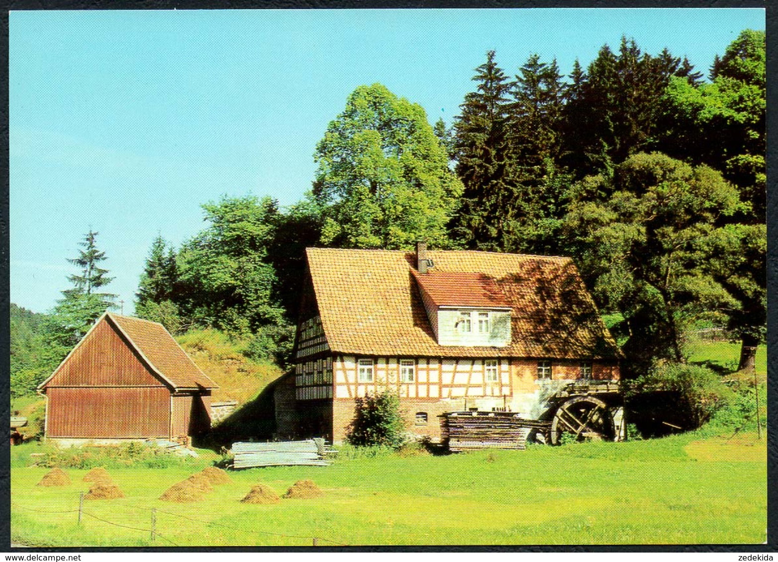 C6685 - TOP Rote Mühle - Biberau Kr. Hildburghausen OT Tellerhammer - Wassermühlen