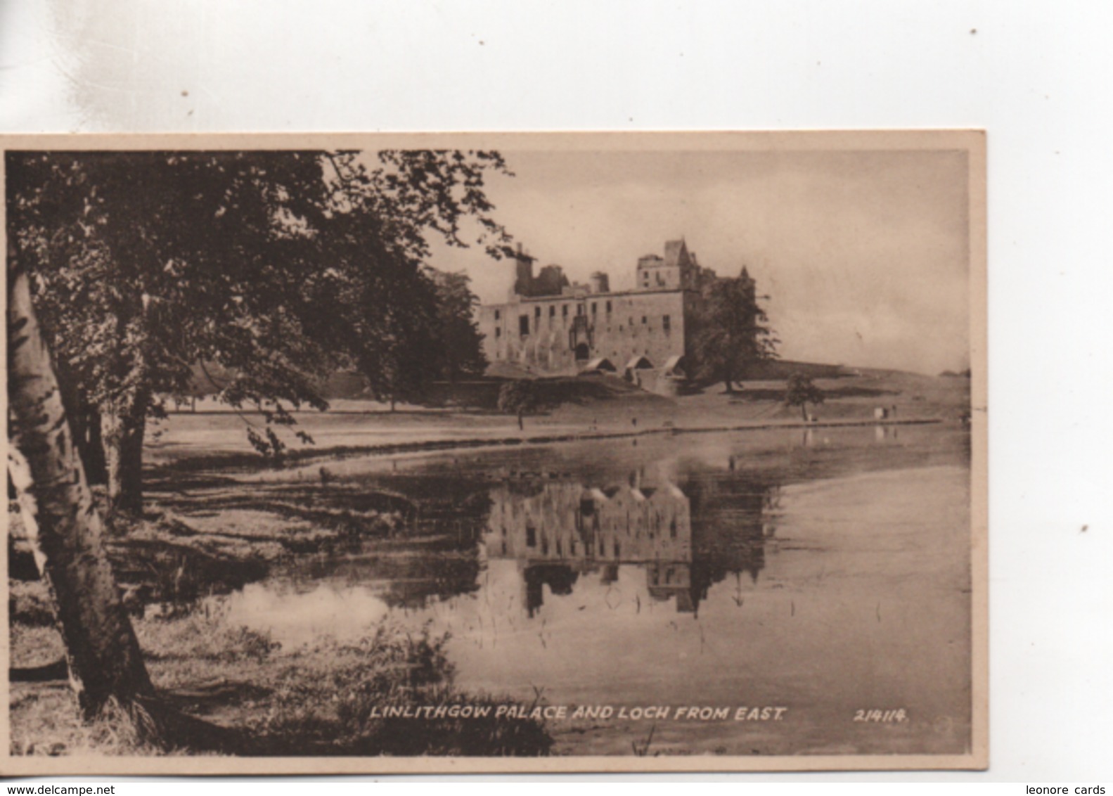 CPA.Royaume-Uni.Ecosse.1948.Linlithgow Palace And Loch From East - West Lothian