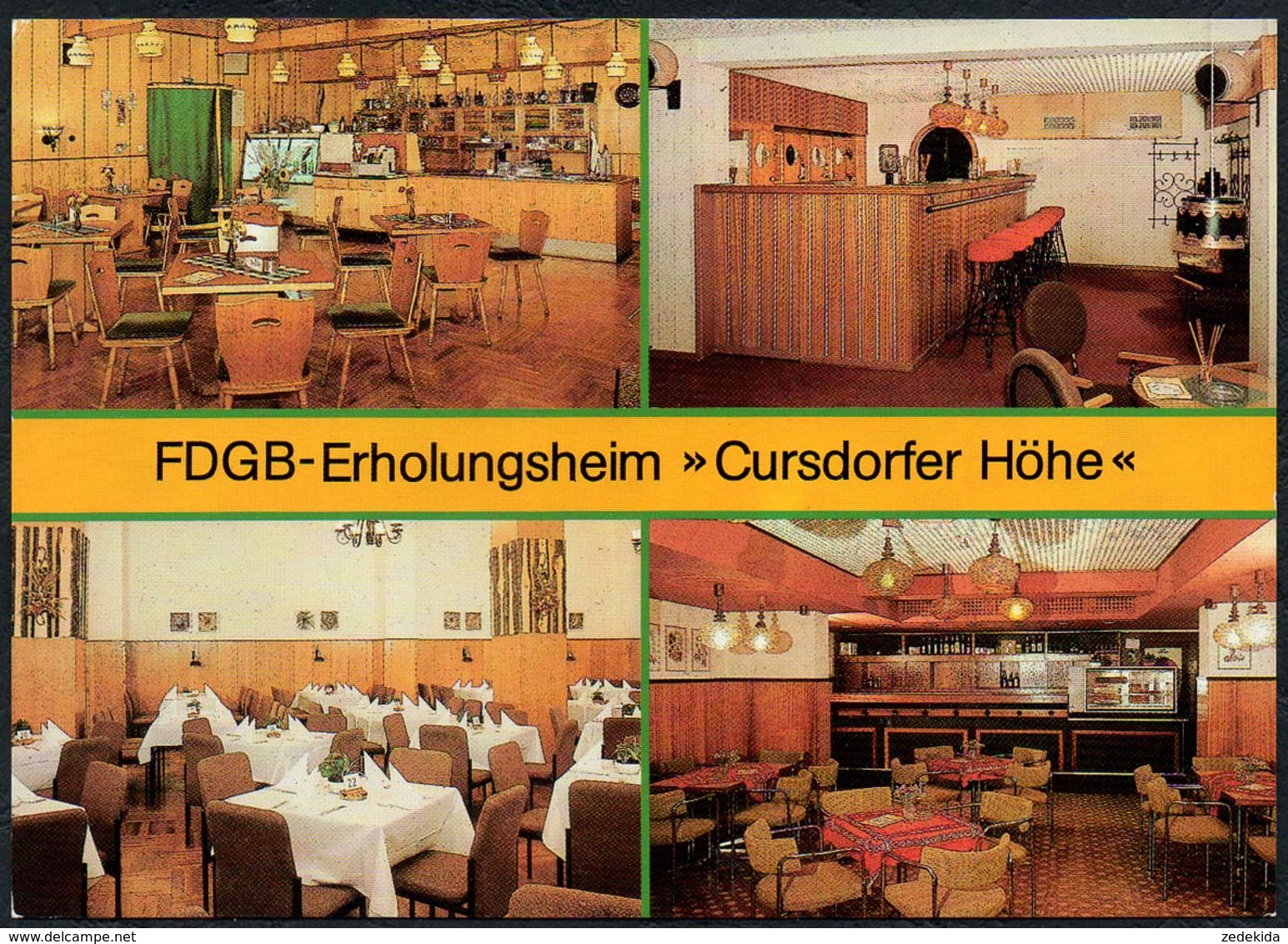 C6688 - TOP Cursdorf Kr. Neuhaus Am Rennweg - FDGB Erholungsheim Cursdorfer Höhe - Neuhaus