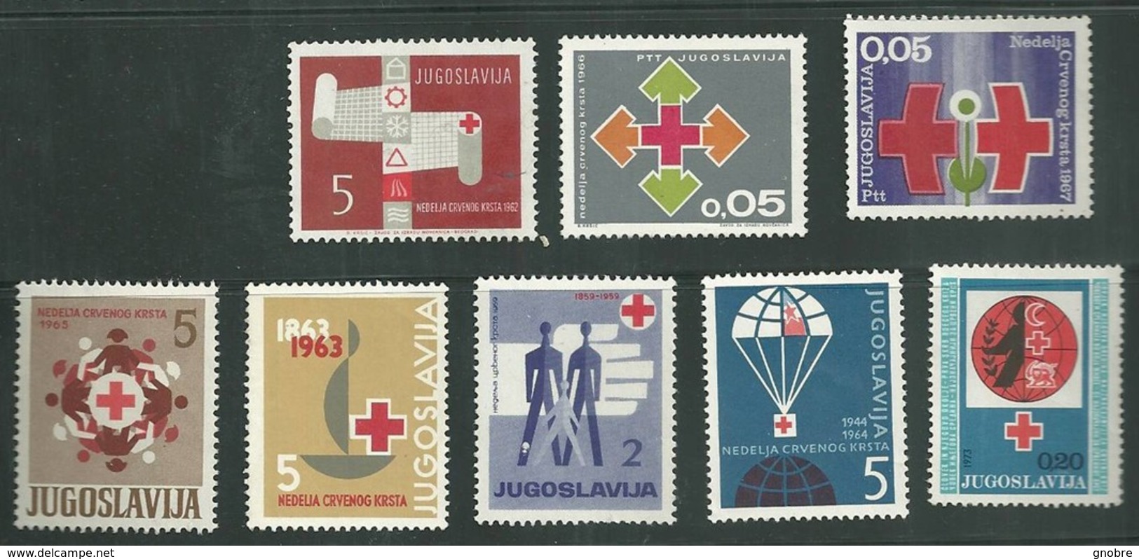 YUGOSLAVIA RED CROSS New 08 Stamps (GN 0262) - Lots & Serien