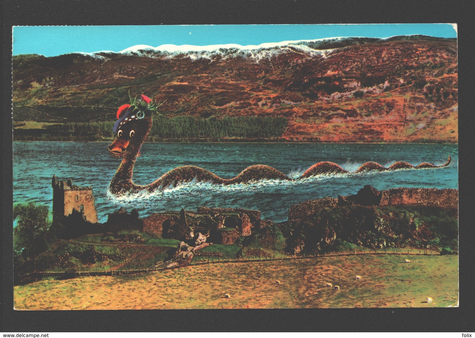 Loch Ness Monster At Castle Urquhart - Inverness-shire