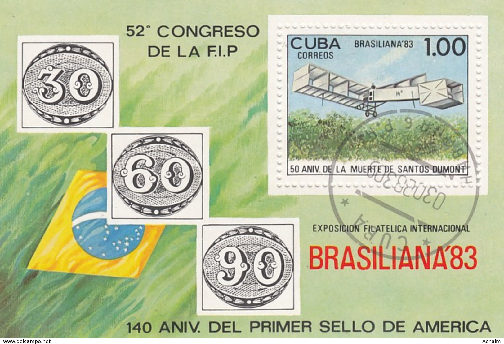 (24) Cuba/Kuba - 4 Blocks From 1983 - Block 77, 78, 80, 81 - See Description And 5 Scans - Blocks & Kleinbögen