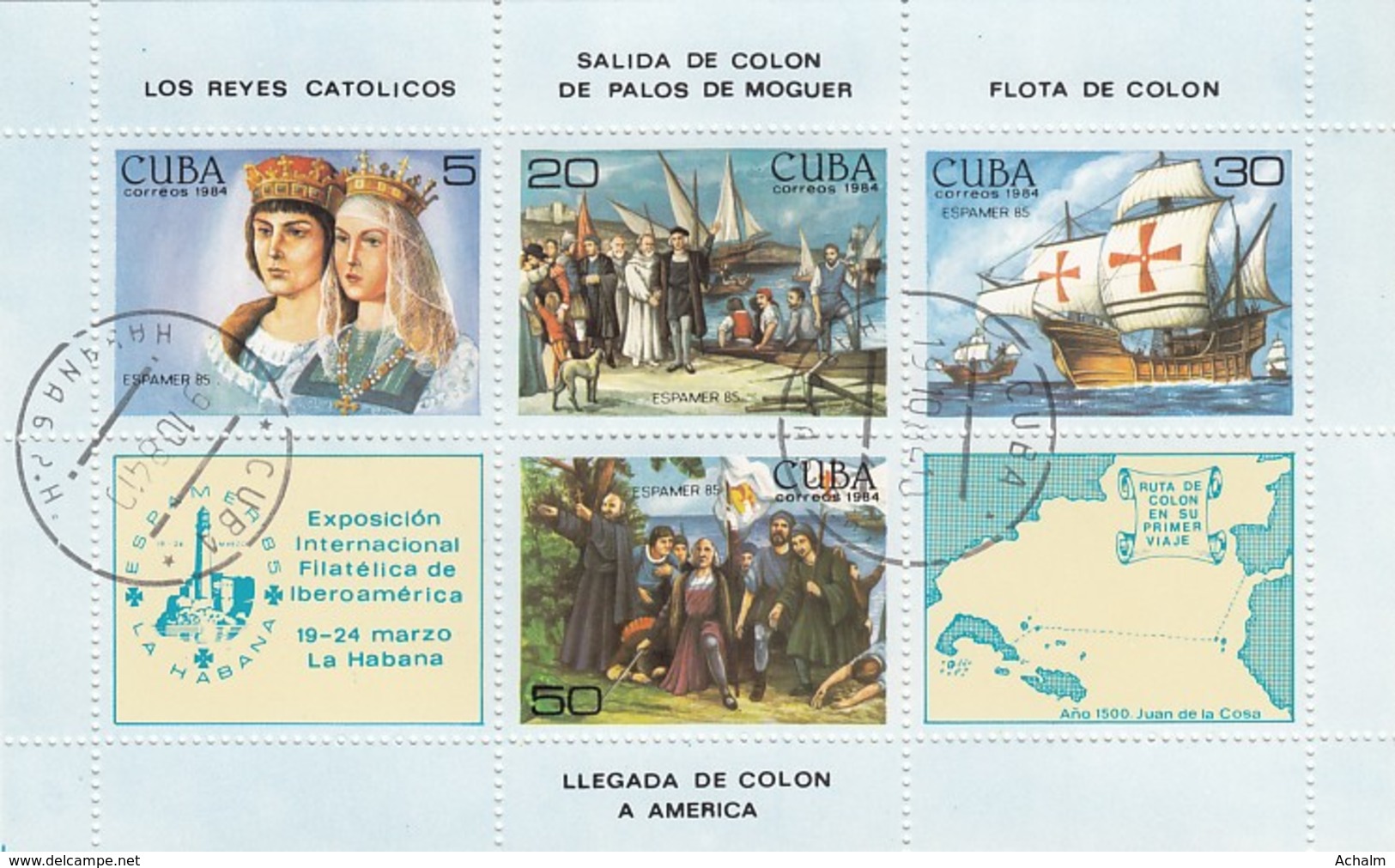 (30) Cuba/Kuba - 4 Blocks From 1984 - Block 82, 83, 86, 87 - See Description And 5 Scans - Blocks & Kleinbögen