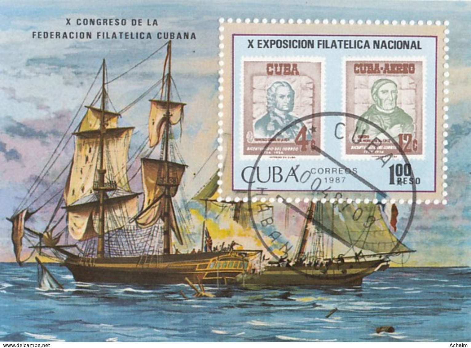 (34) Cuba/Kuba - 4 Blocks From 1986, 1987 And 1988 - Block 96, 97, 103, 105 - See Description And 5 Scans - Blocks & Kleinbögen