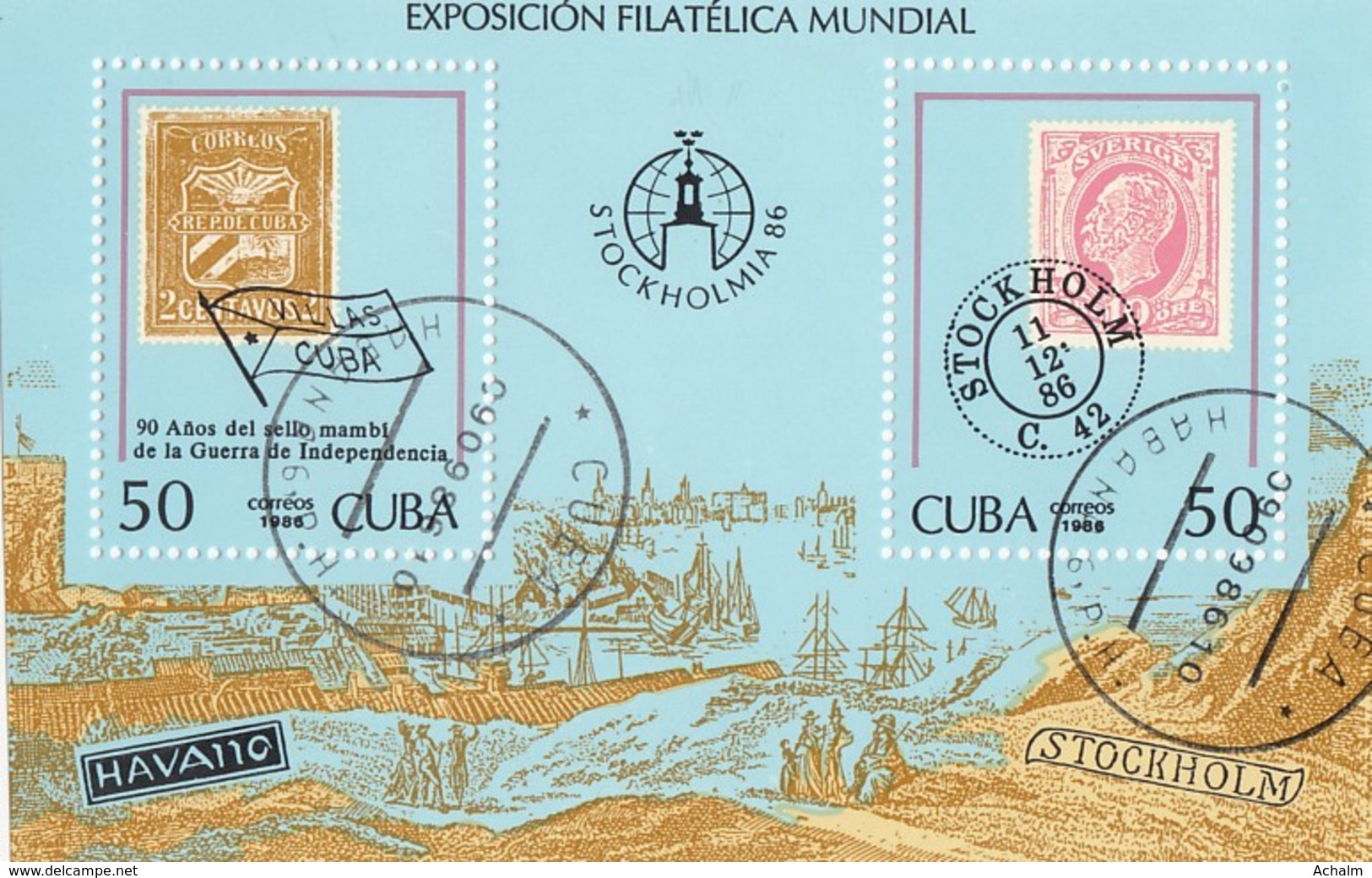 (37) Cuba/Kuba - 4 Blocks From 1986, 1987 And 1988 - Block 96, 97, 105, 112 - See Description And 5 Scans - Blocks & Kleinbögen
