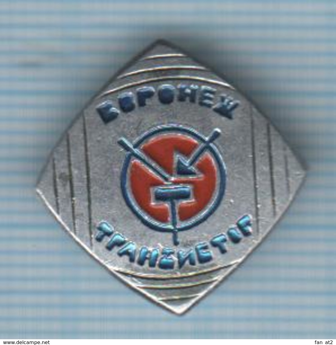 USSR / Badge / Soviet Union / RUSSIA Radio Amateur Club Transistor. Voronezh 1970-80s - Associations