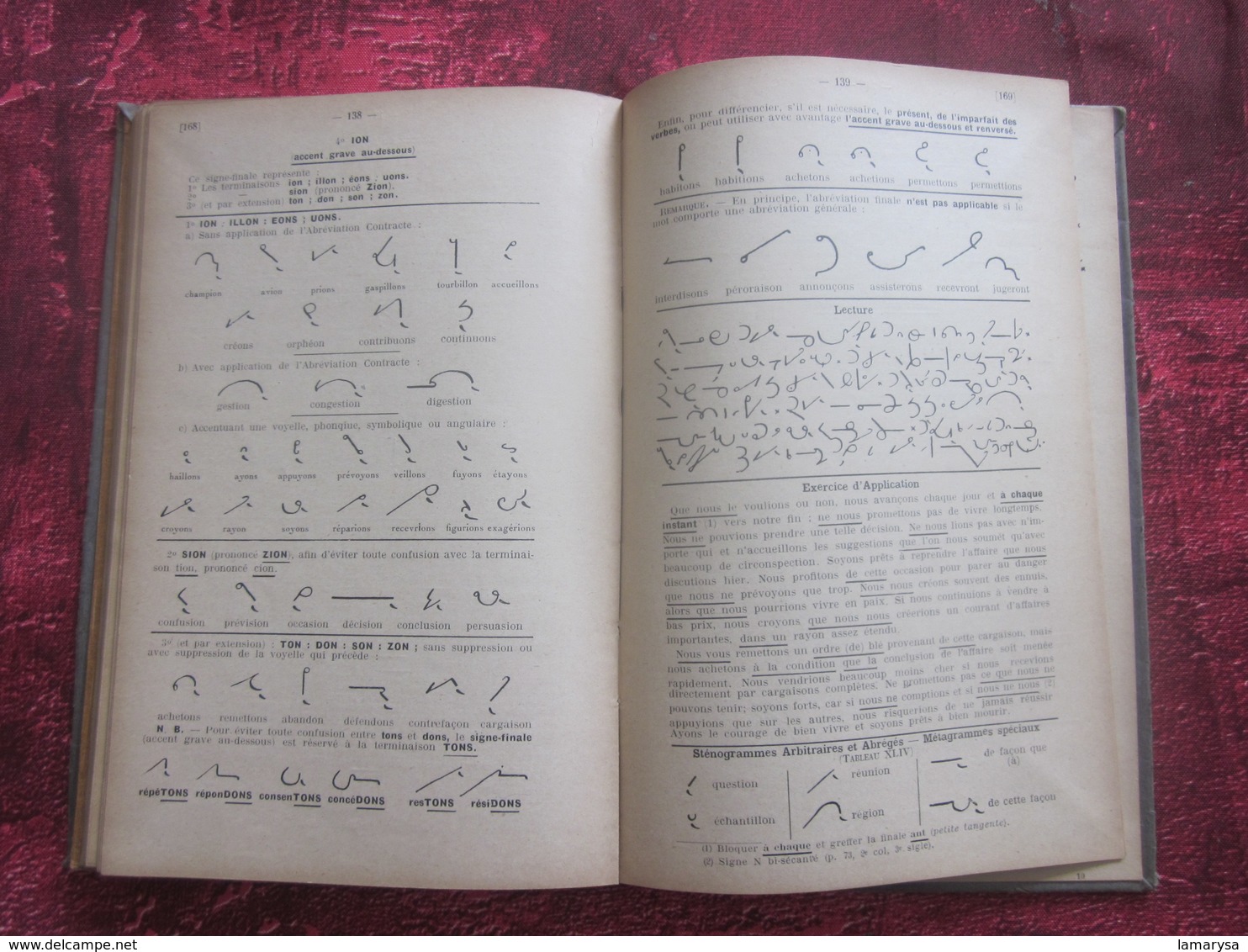 Exercices gradués de Sténographie, système Duployé par Charles Chouvé 1941-Graduated Stenography Exercises,Duployé Syste