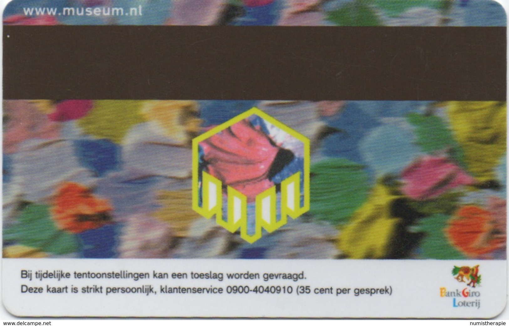 Carte Plastique Museum Kaart Voor Jongeren : Www.museum.nl - Other & Unclassified