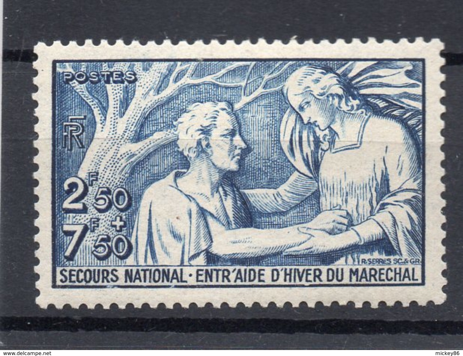 1941--- Au Profit Du Secours National   N° 498 --NEUF --Gomme Intacte  -- Cote  11 €.............à Saisir - Unused Stamps