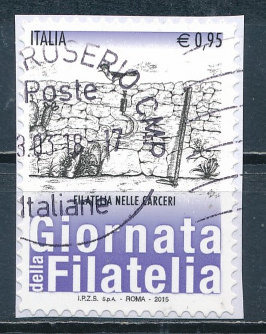 °°° ITALIA 2015 - GIORNATA DELLA FILATELIA °°° - 2011-20: Usati