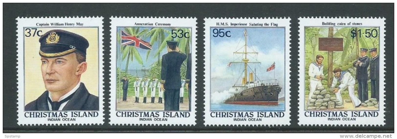 Christmas Island 1988 Annexation Anniversary Set 4 MNH - Christmaseiland