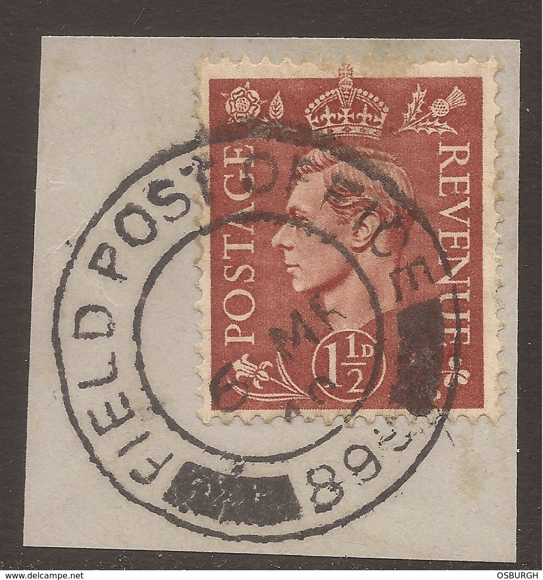 GREAT BRITAIN.  GVI. FPO 899 ON 1 1/2 D BROWN. USED - Used Stamps