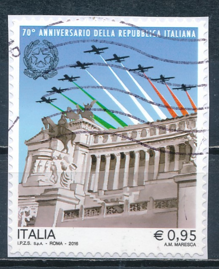 °°° ITALIA 2016 - 70° ANNIVERSARIO DELLA REPUBBLICA °°° - 2011-20: Usati