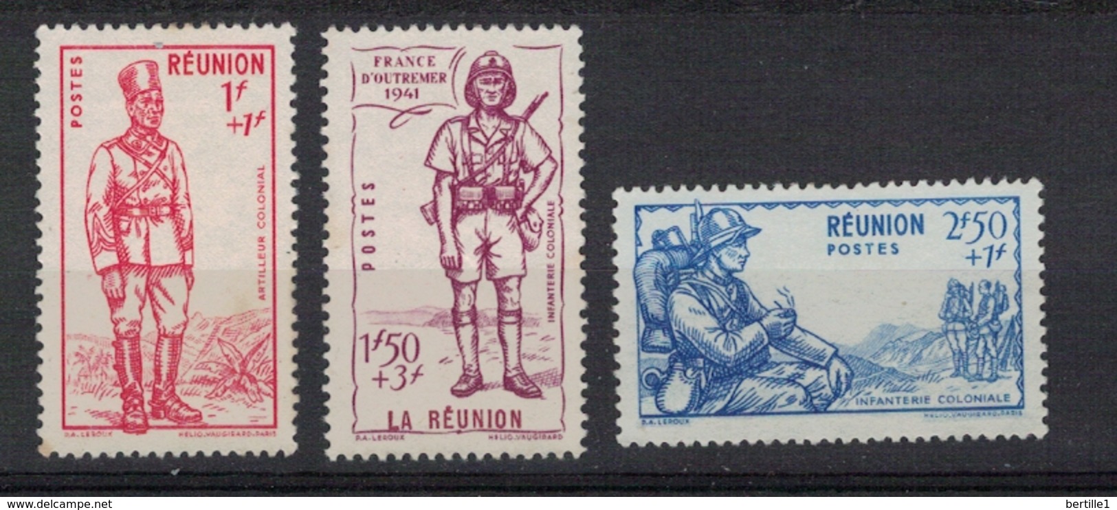 REUNION       N°  YVERT    175/177   NEUF SANS  CHARNIERES      ( Sch 01/23 ) - Unused Stamps