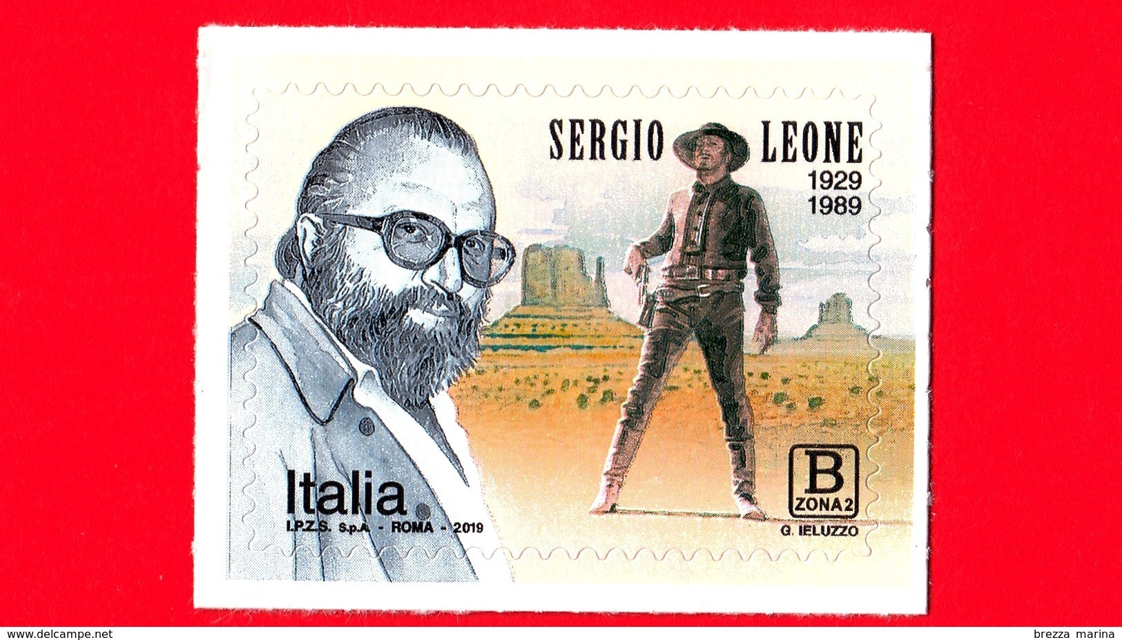 Nuovo - MNH - ITALIA - 2019 - 30 Anni Della Morte Di Sergio Leone, Regista – Cinema - Film - Western  - B Zona 2 - 2011-20:  Nuovi