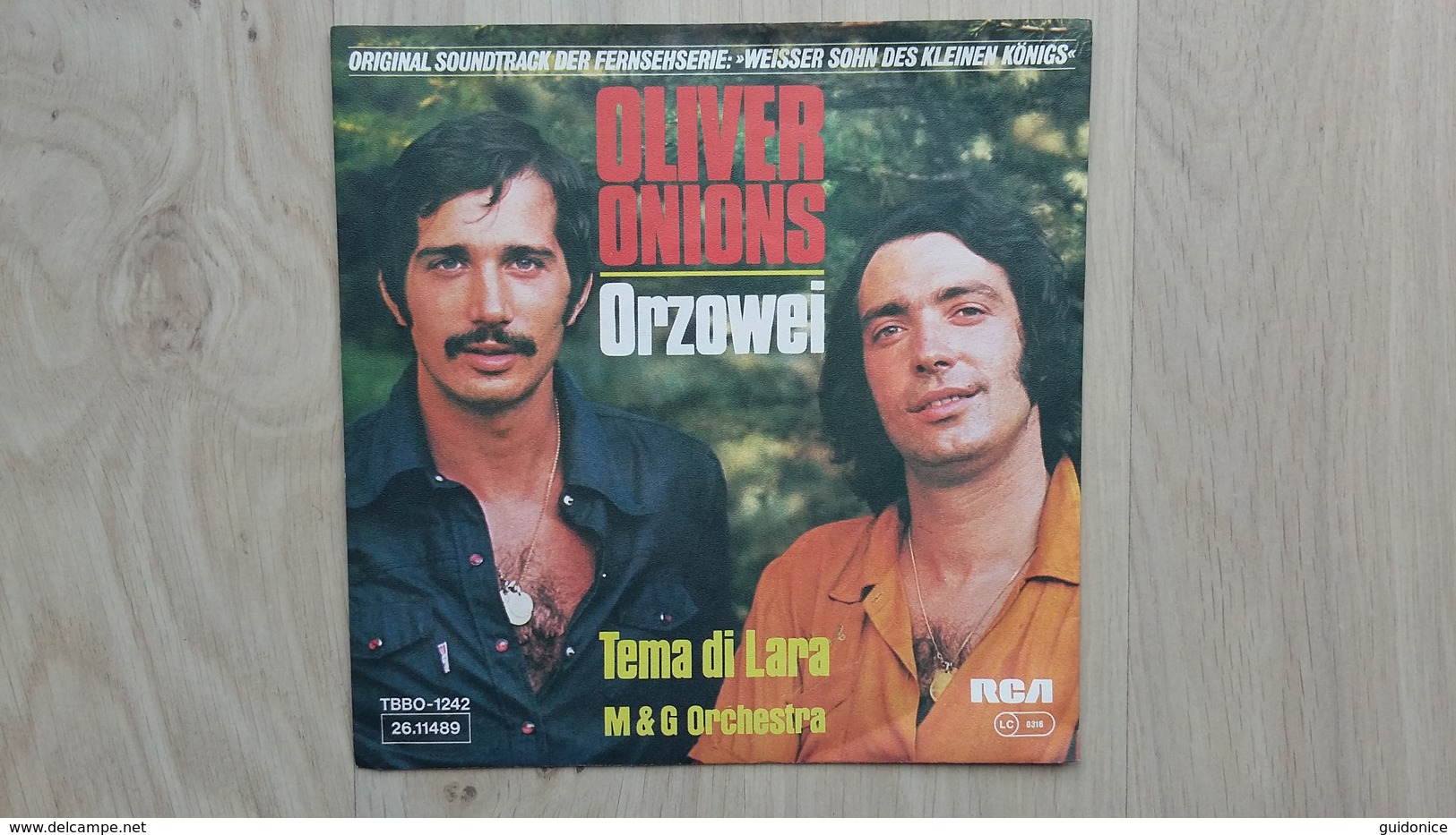 Oliver Onions - Orzowei - Vinyl-Single Von 1976 - Disco, Pop