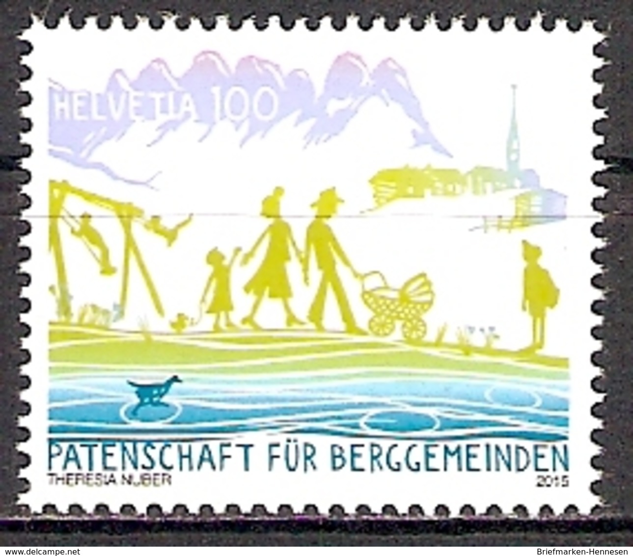 Schweiz Mi.Nr. 2395 ** Berggemeinden 2015 (2015468) - Neufs