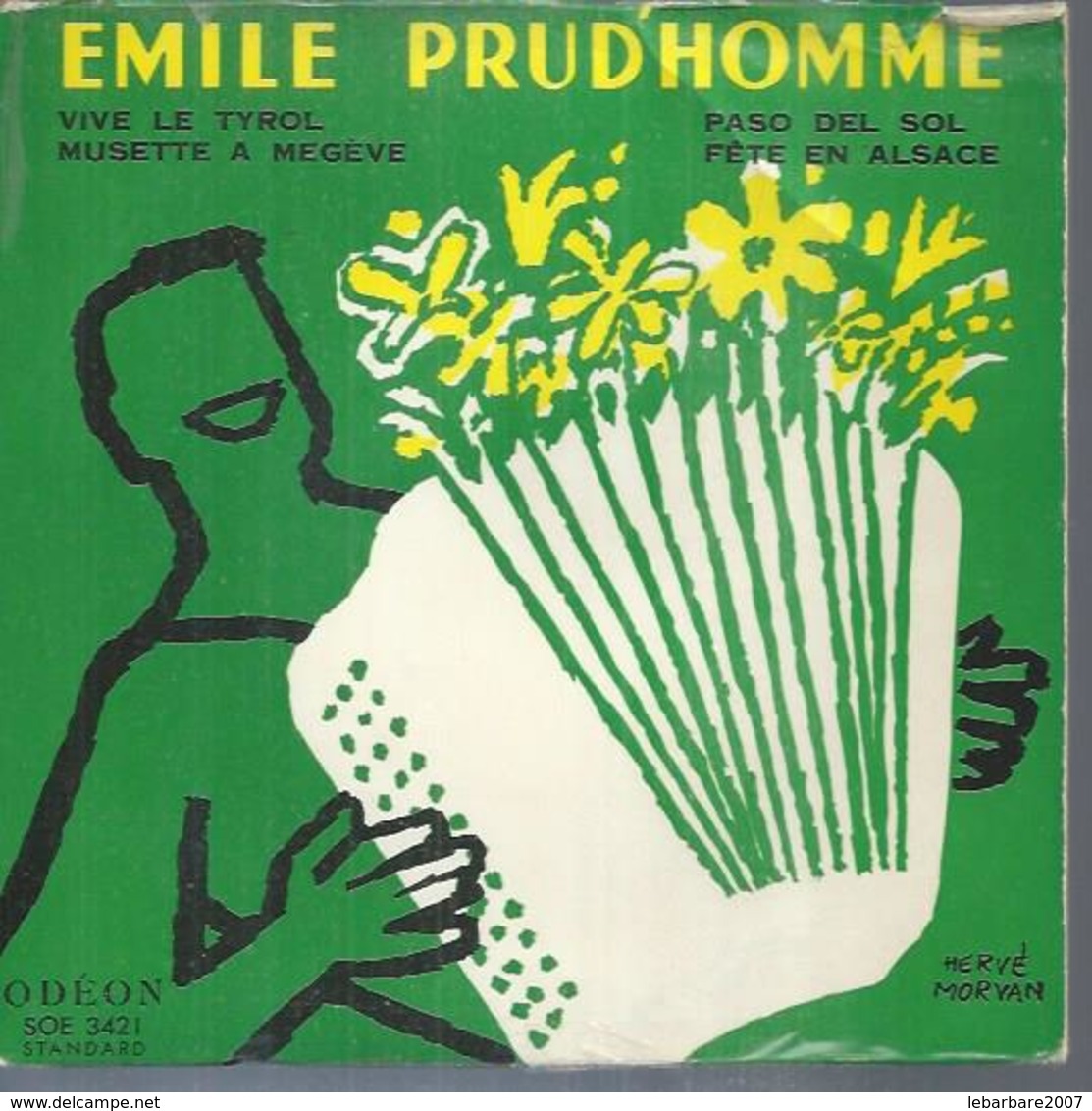 45 Tours EP  - EMILE PRUD'HOMME - ODEON 3421 - " VIVE LE TYROL " + 3 - Other - French Music