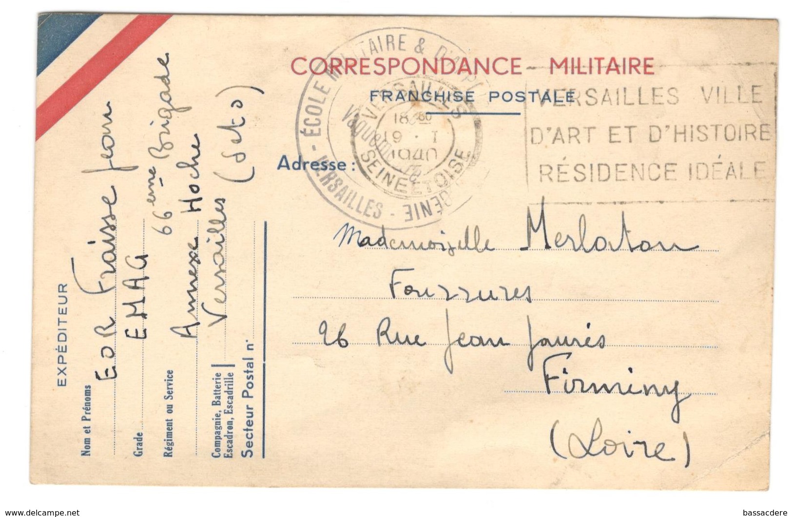 18907 - ECOLE D APPLICATION DU GENIE - WW II