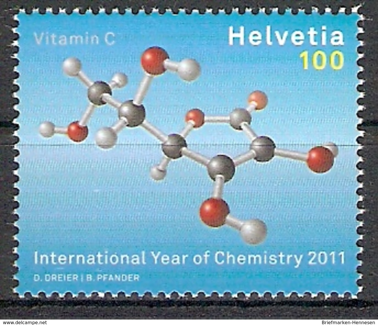 Schweiz Mi.Nr. 2192 ** Internationales Jahr Der Chemie 2011 (2017368) - Neufs