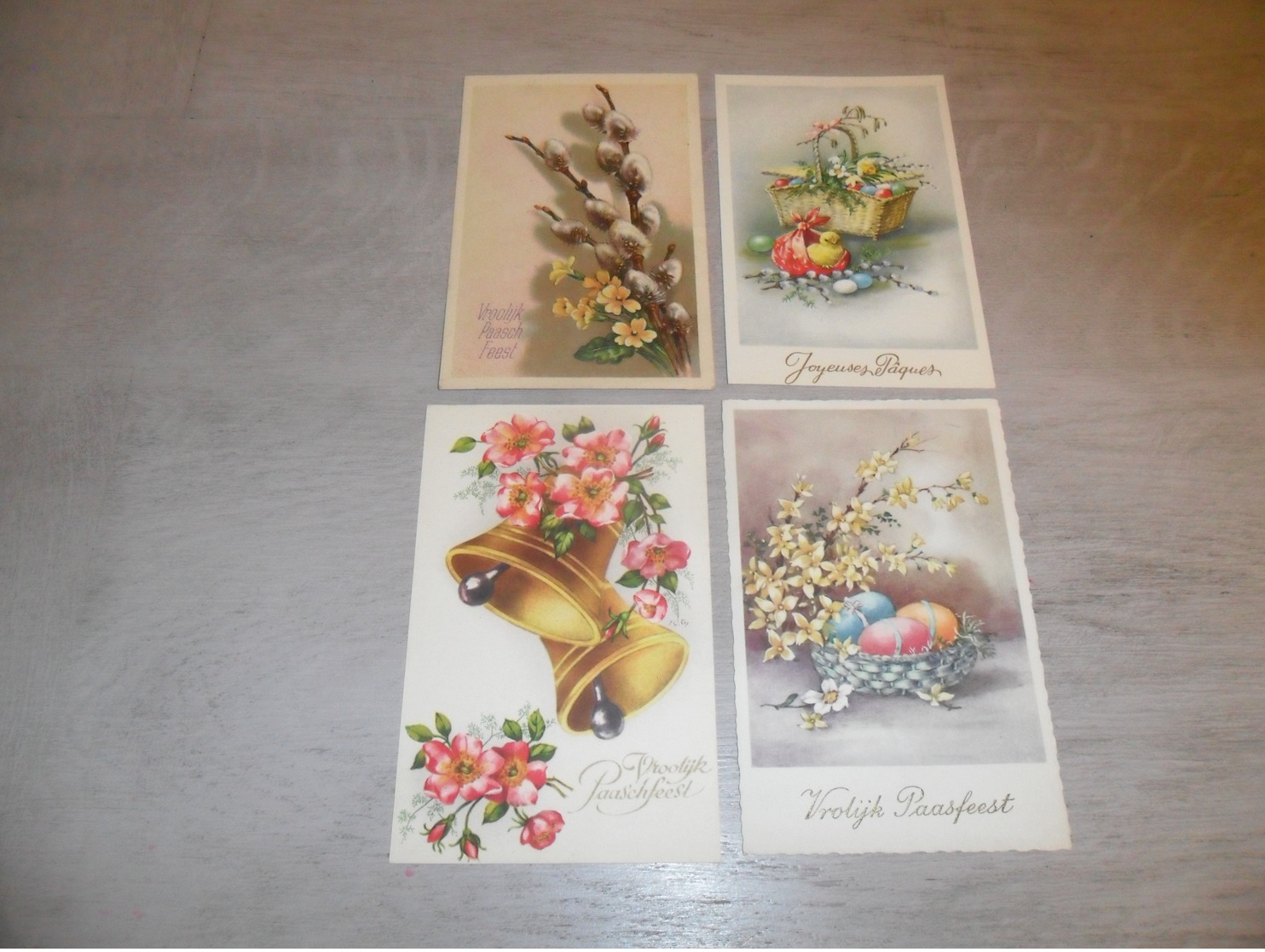 Beau Lot De 60 Cartes Postales De Fantaisie  Pâques   Mooi Lot 60 Postkaarten Van Fantasie  Pasen -  60 Scans - 5 - 99 Cartes