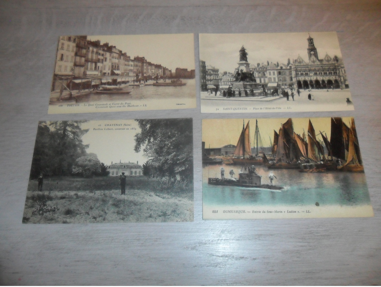 Beau lot de 60 cartes postales de France   Mooi lot van 60 postkaarten van Frankrijk  - 60 scans