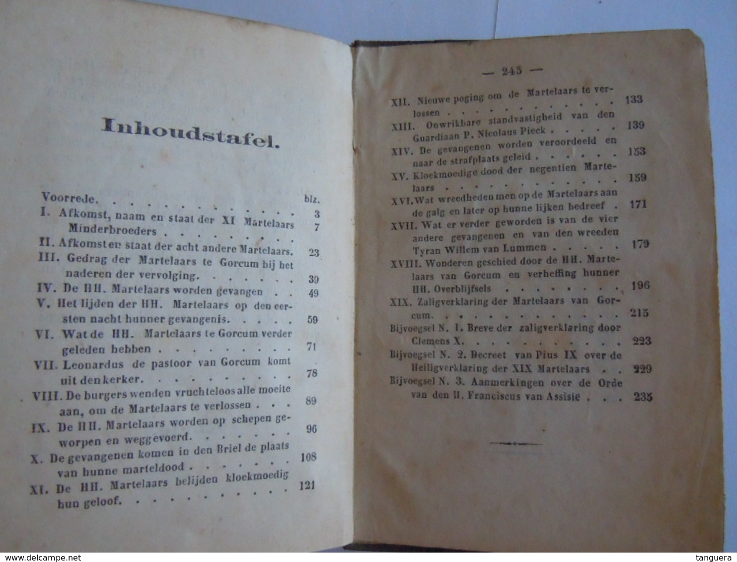 Leven en geschiedenis der XIX martelaars van Gorcum die voor het Katholijk geloof gedood zijn in het jaar 1572