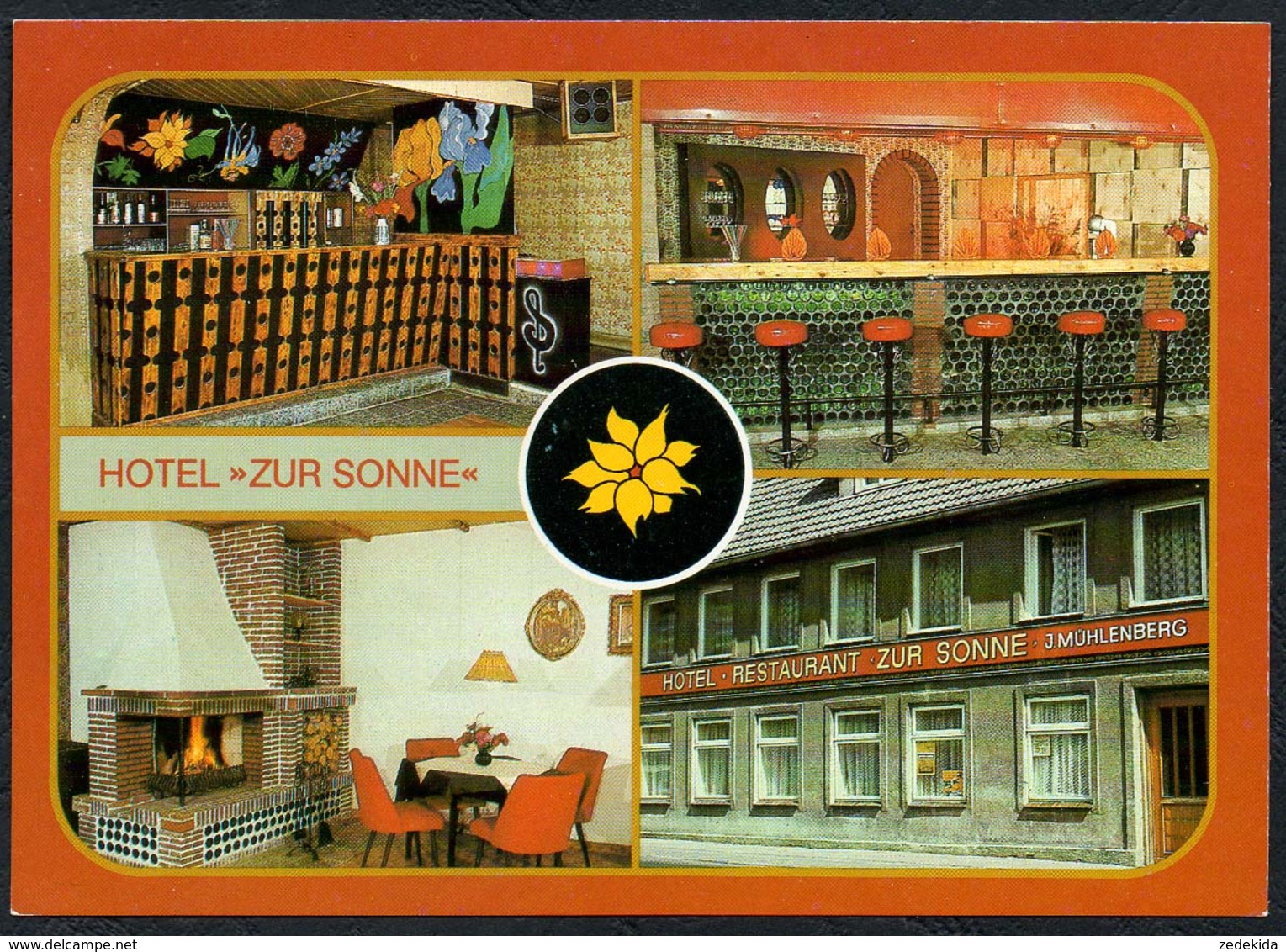C6697 - TOP Goldberg Kr. Lübz - Hotel Zur Sonne - Tanzsaal Bar Kaminecke - Goldberg