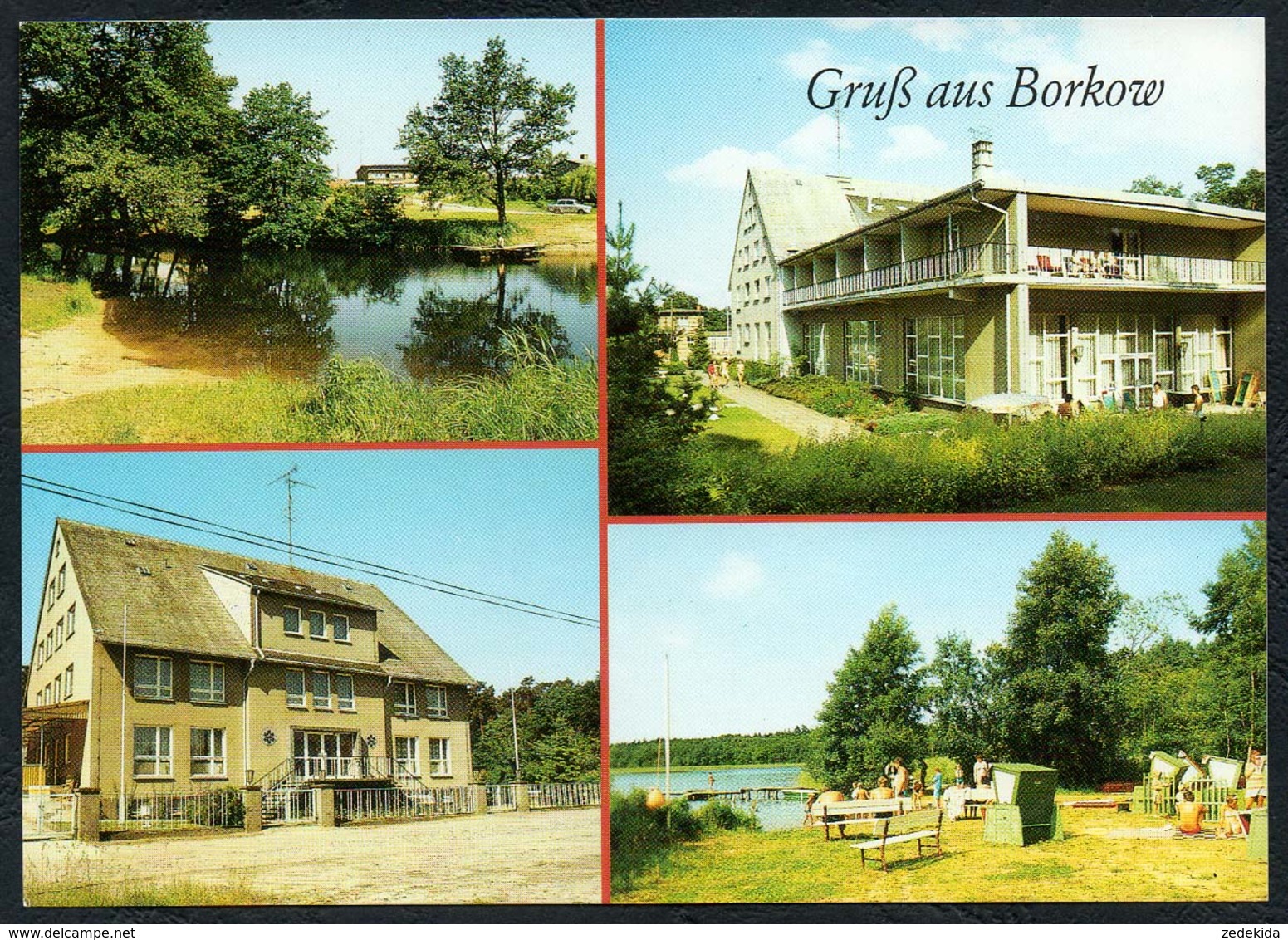 C6705 - TOP Borkow Kr. Sternberg - Schulungs Und Ferienheim Des VEB Dkk Scharfenstein - Sternberg