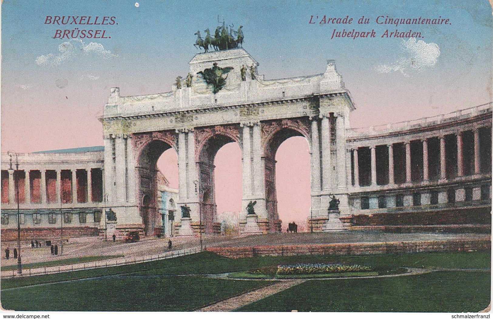 CPA - AK Bruxelles Brüssel L' Arcade Du Cinquantenaire Jubelpark Arkaden A Etterbeek Matonge Ixelles Belgien Belgique - Etterbeek