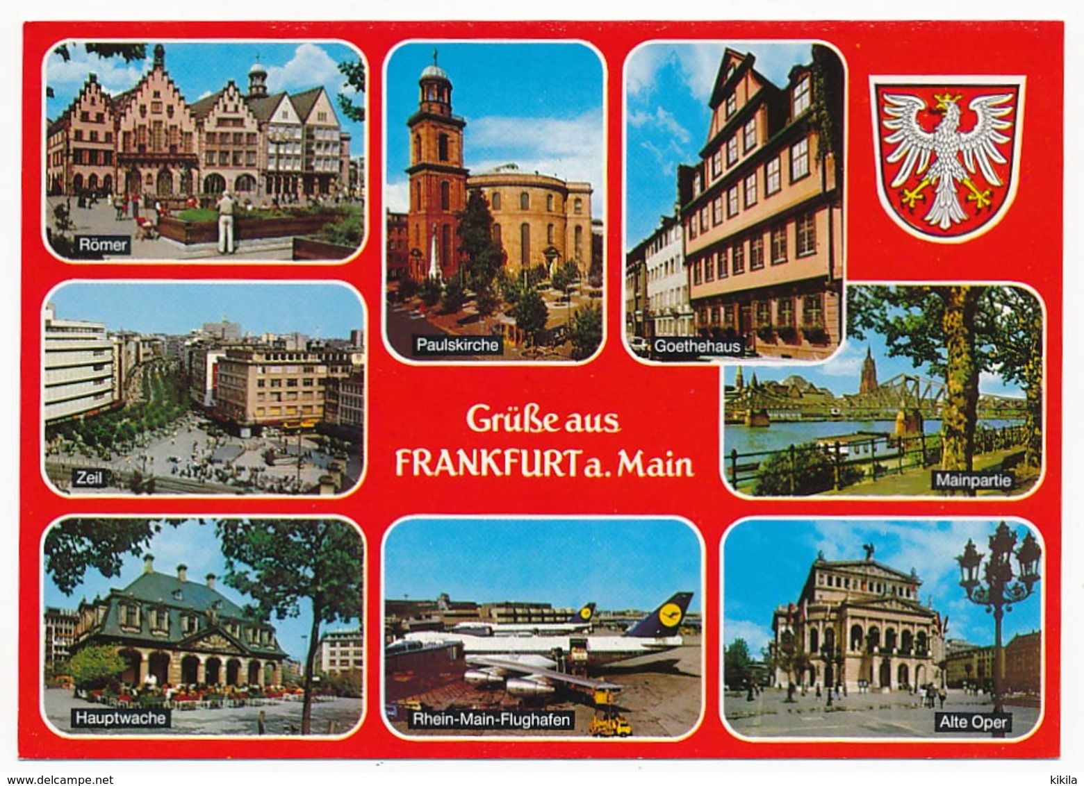 CPSM 10.5 X 15 Allemagne (80) Hesse FRANKFURT AM MAIN Francfort Sur Le Main - Frankfurt A. Main