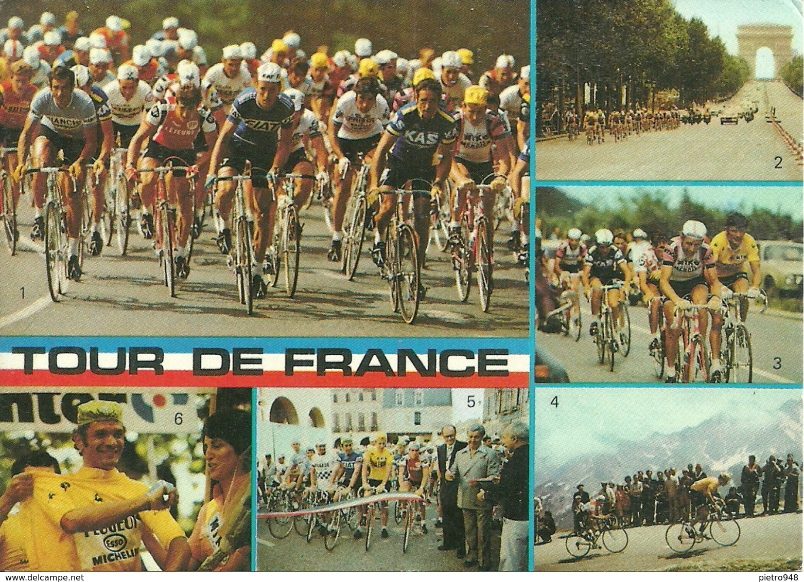 Tour De France, Vues, Views, Vedute, Riproduzione B67, Reproduction - Ciclismo