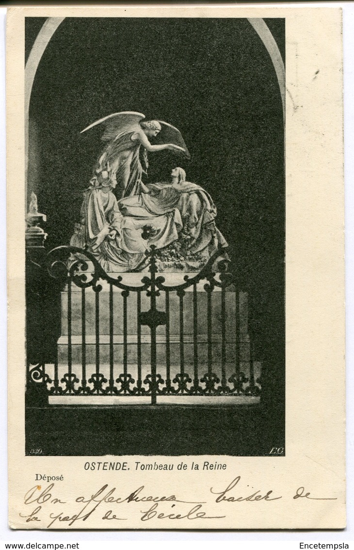 CPA - Carte Postale - Belgique - Ostende - Tombeau De La Reine - 1900  (B9068) - Oostende