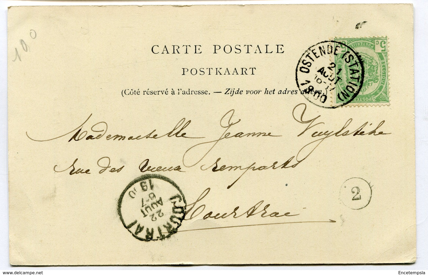 CPA - Carte Postale - Belgique - Ostende - Tombeau De La Reine - 1900  (B9068) - Oostende