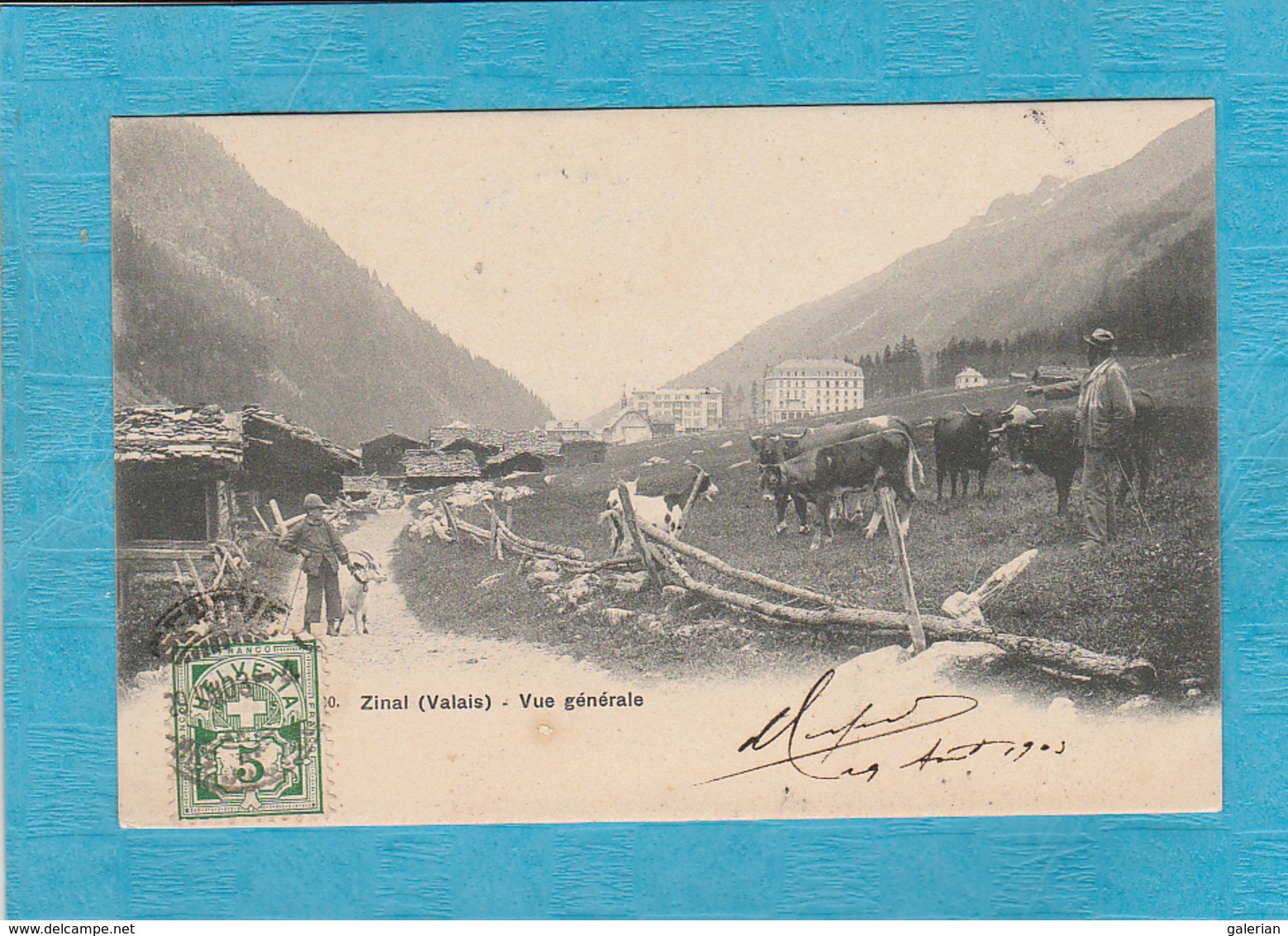 Suisse. - Zinal ( Valais ) - Vue Générale. - Altri & Non Classificati