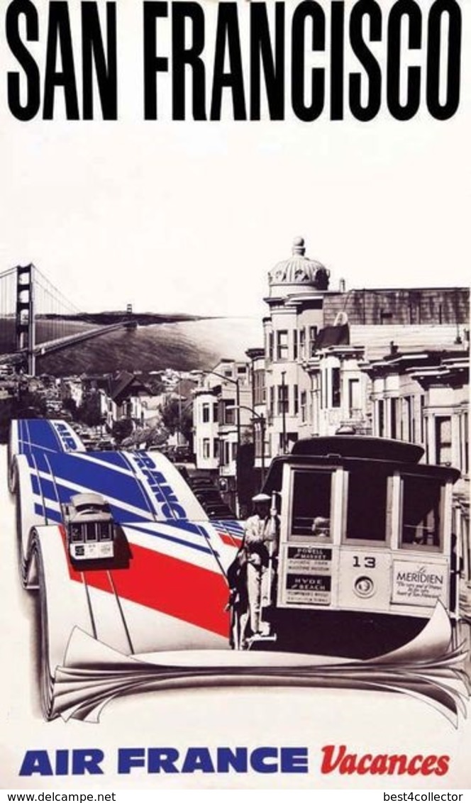 @@@ MAGNET - San Francisco - Air France - Publicitaires