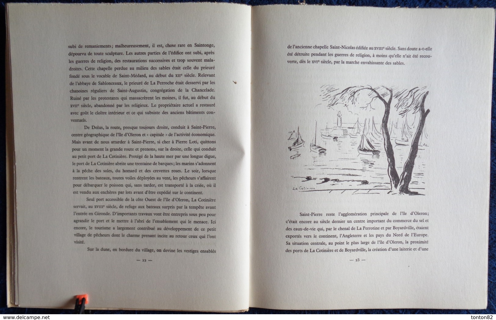 Louis Desgraves - Au Pays de Pierre Loti - Paysage et Histoire de L' ÎLE D' OLÉRON - À la rose des vents - ( 1954 ) .