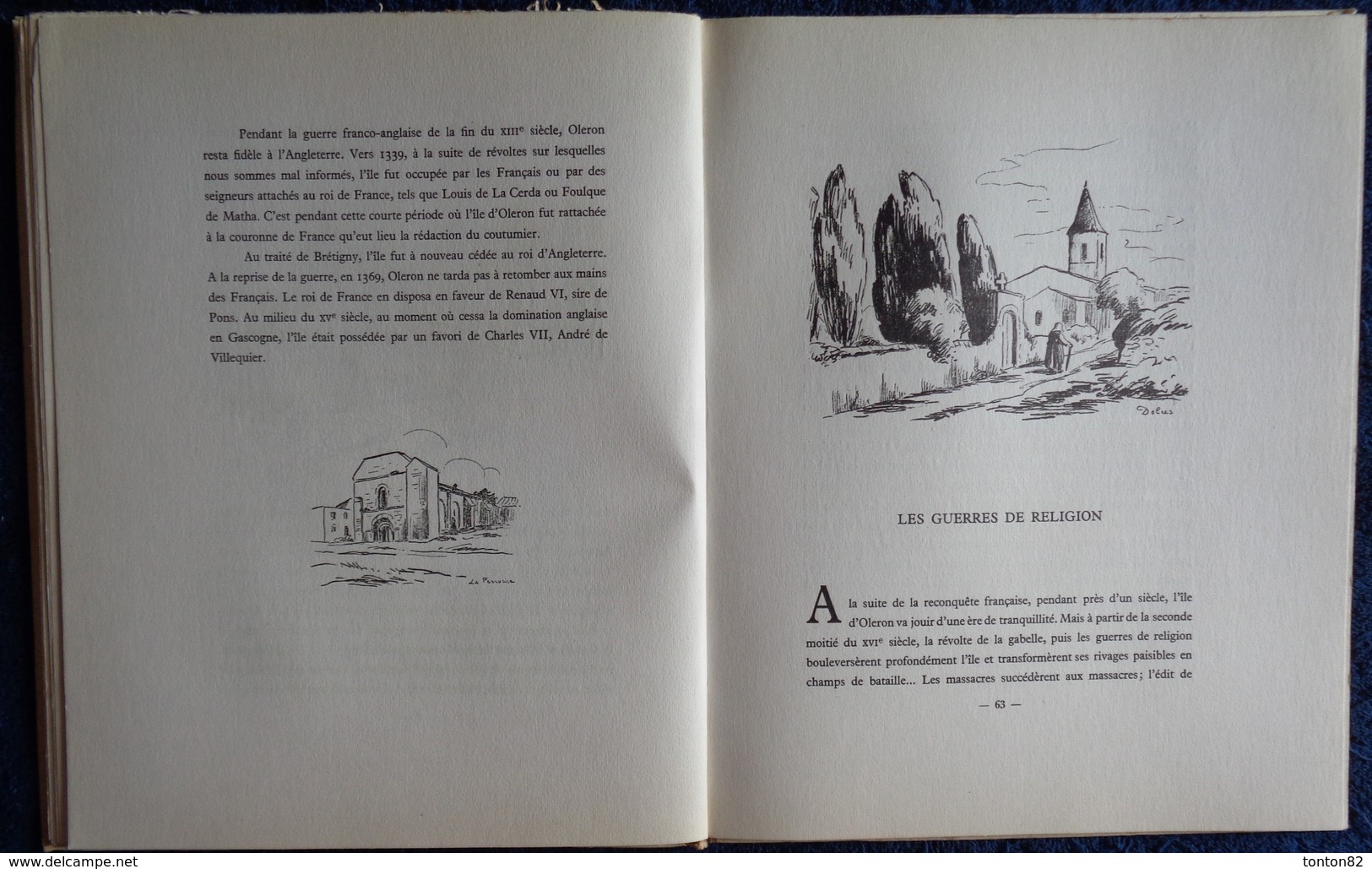 Louis Desgraves - Au Pays de Pierre Loti - Paysage et Histoire de L' ÎLE D' OLÉRON - À la rose des vents - ( 1954 ) .