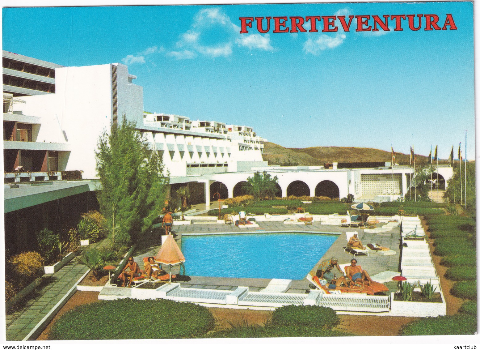 Jandia - Hotel 'Casa Atlántica' - Piscina/Swimmingpool/Piscine - (Fuerteventura, Espana) - Fuerteventura