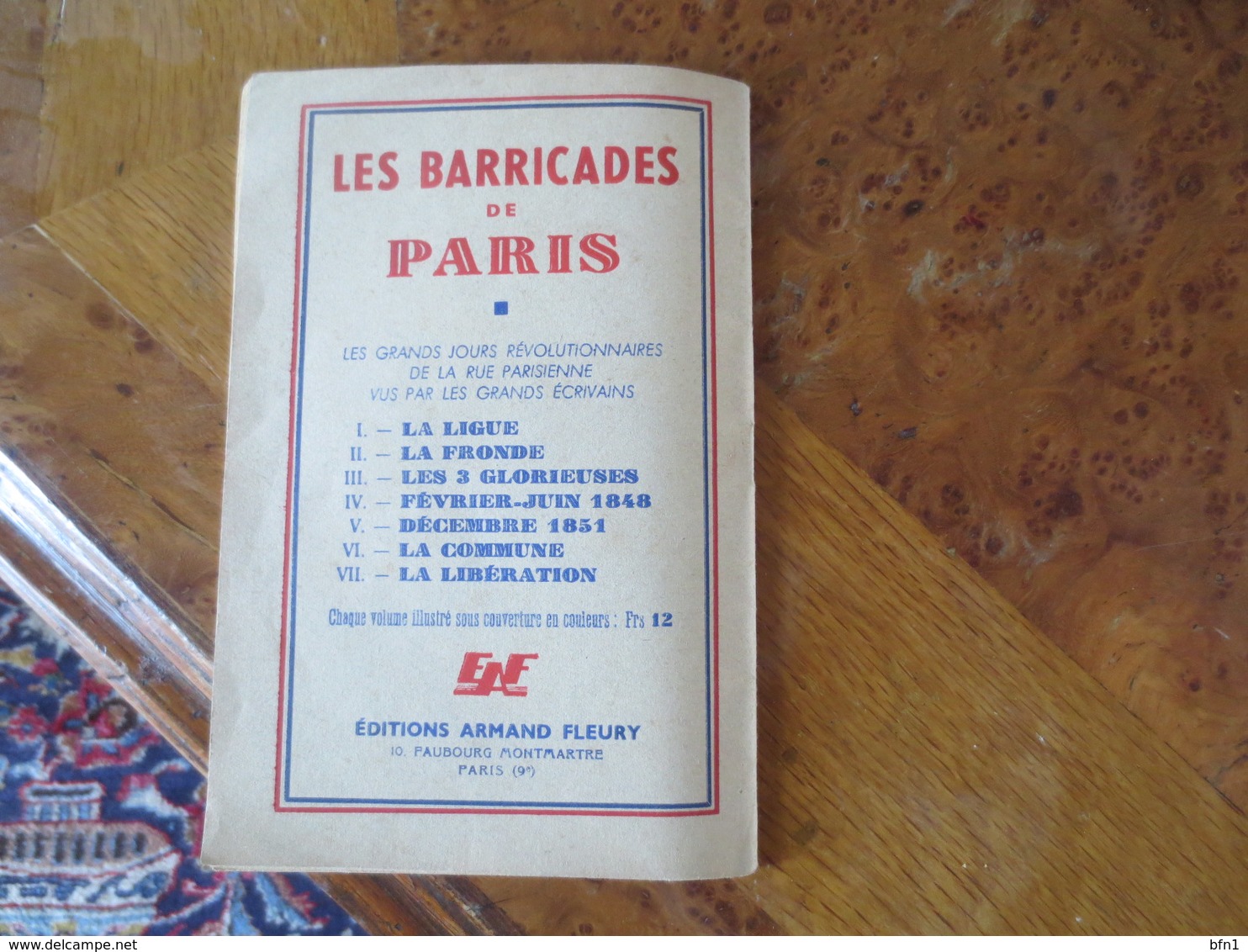 Les Barricades De Paris. 1944-  La Libération- EDITION ARMAND FLEURY Censure N° 105 - 1939-45