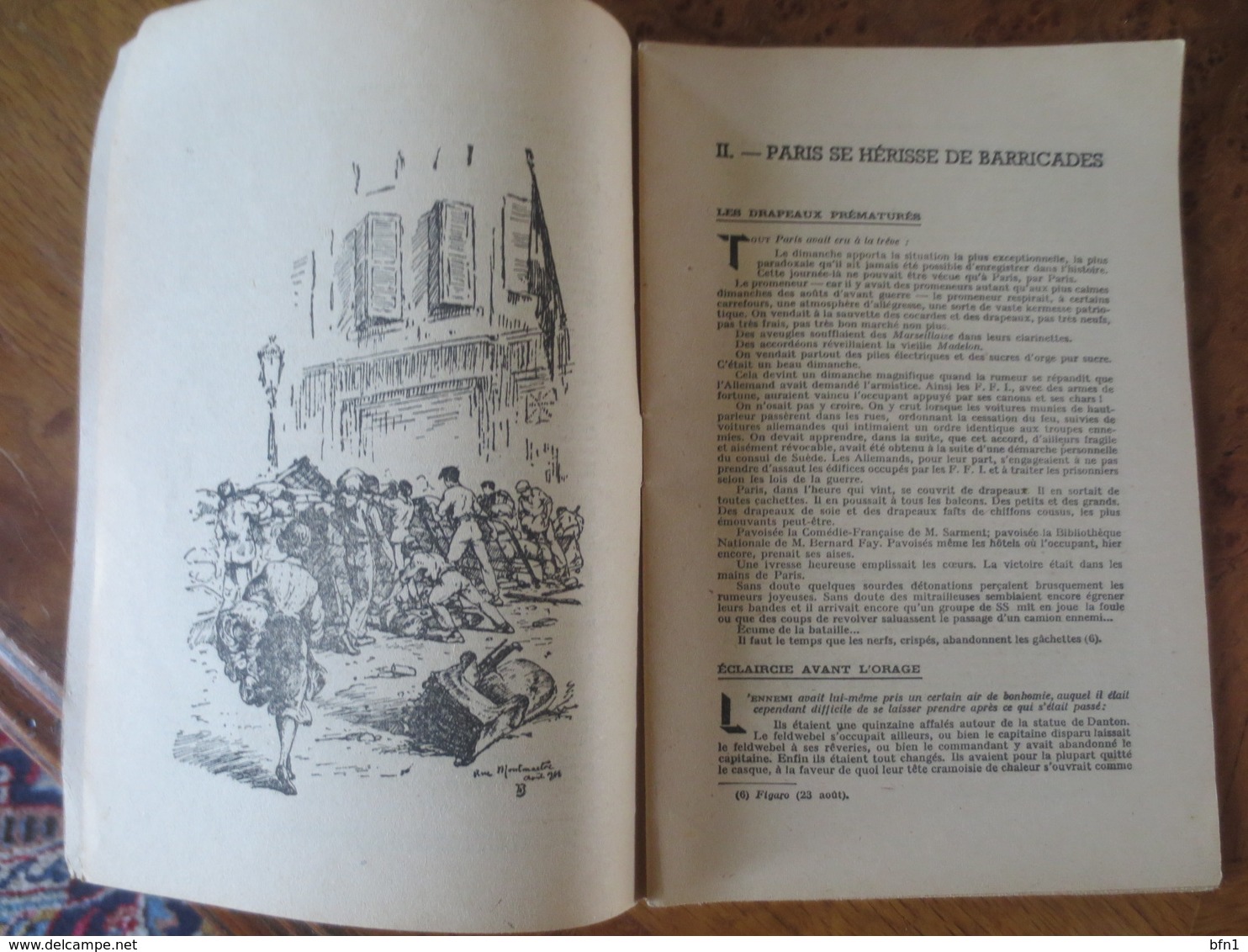 Les Barricades De Paris. 1944-  La Libération- EDITION ARMAND FLEURY Censure N° 105 - 1939-45