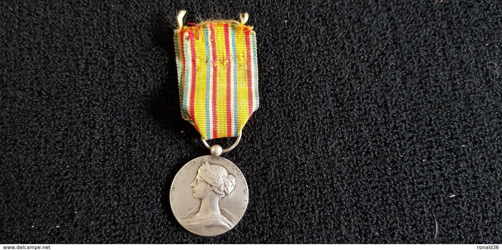 Médaille D'honneur 1900 République Française SAPEURS POMPIERS Ministère De L'intérieur ( O ROTY ) Argent - France